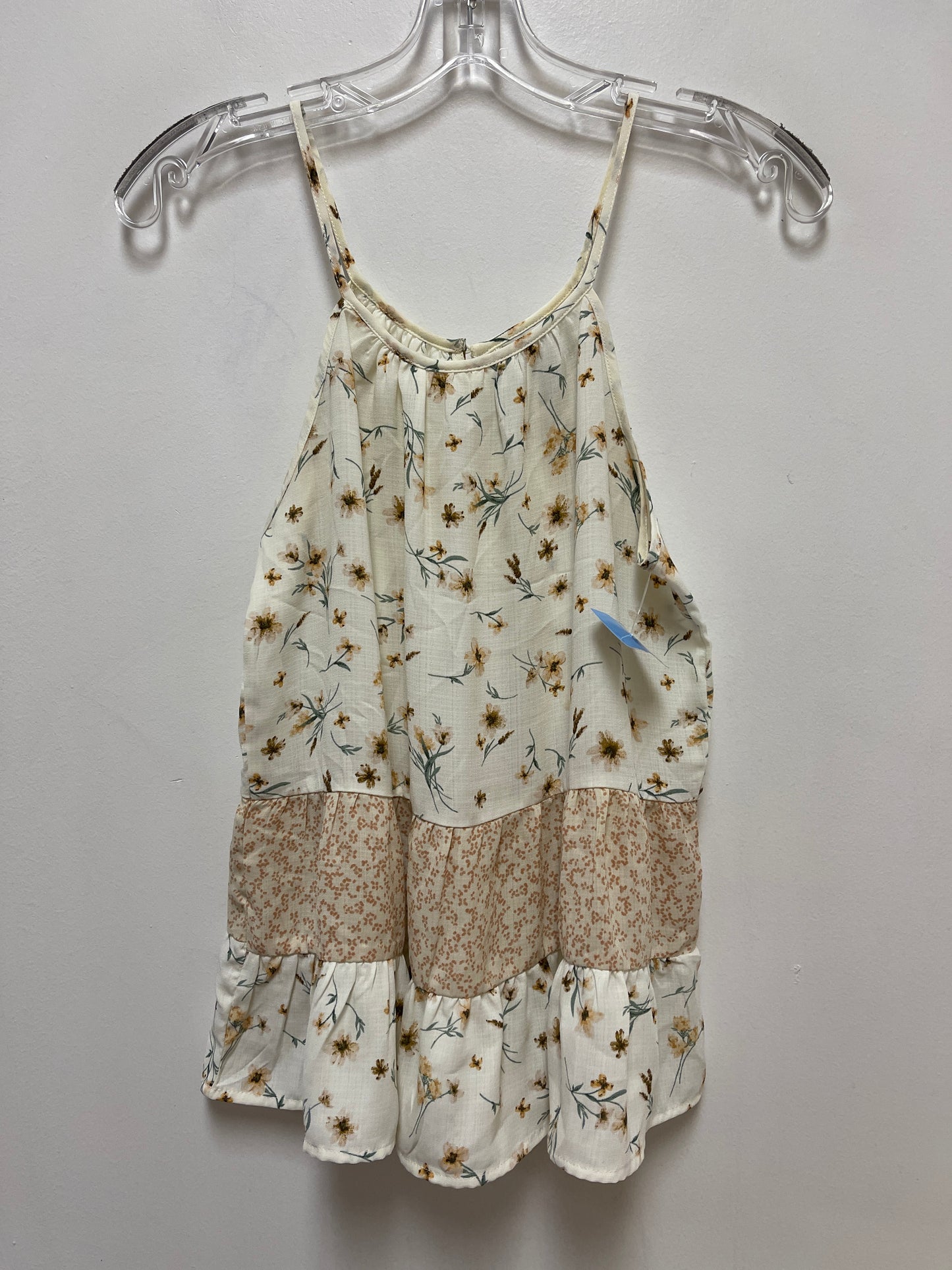 Top Sleeveless By Paper Crane In Cream, Size: S