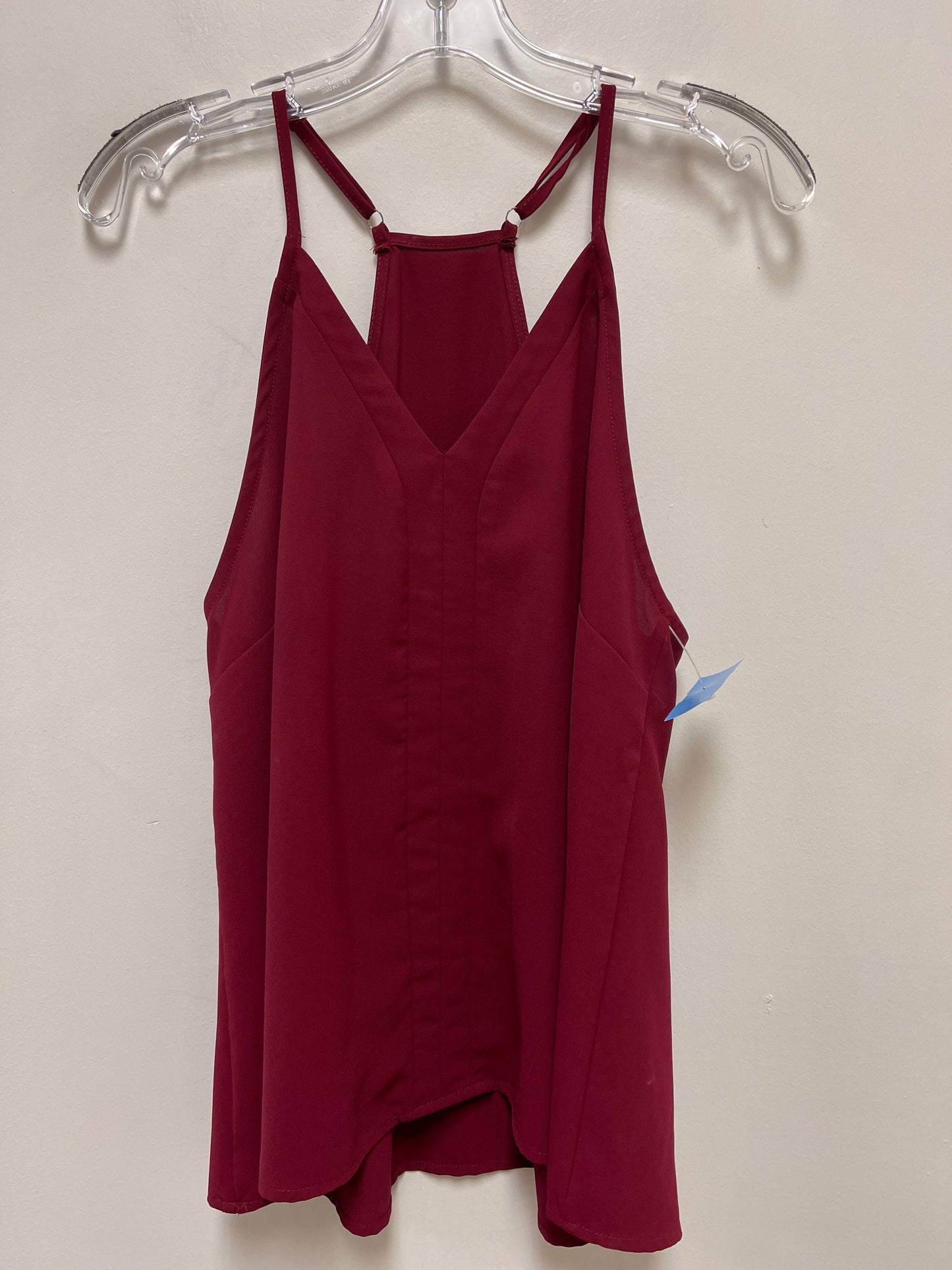 Top Sleeveless By Clothes Mentor In Red, Size: S