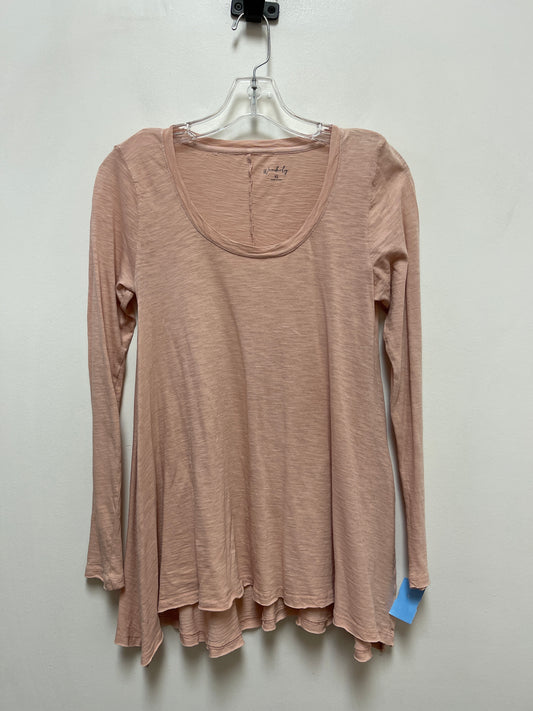 Top Long Sleeve By Wonderly In Pink, Size: Xs