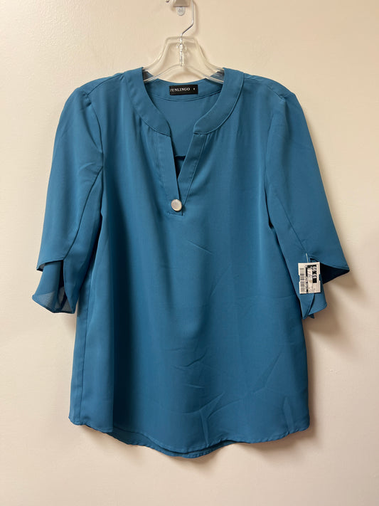 Top Short Sleeve By Clothes Mentor In Blue, Size: S