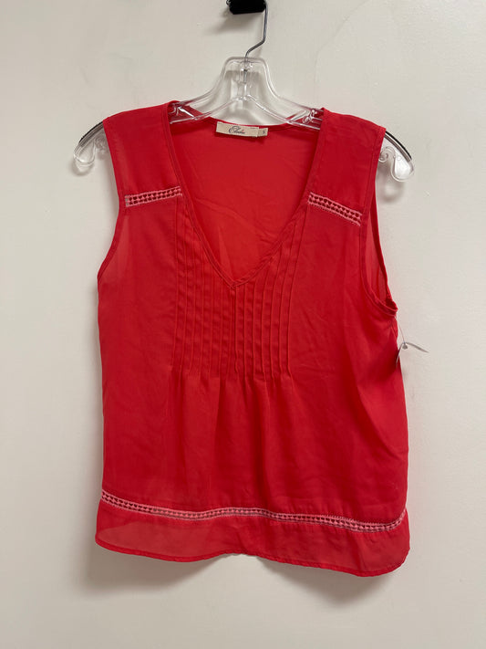 Top Sleeveless By Elodie In Pink, Size: S