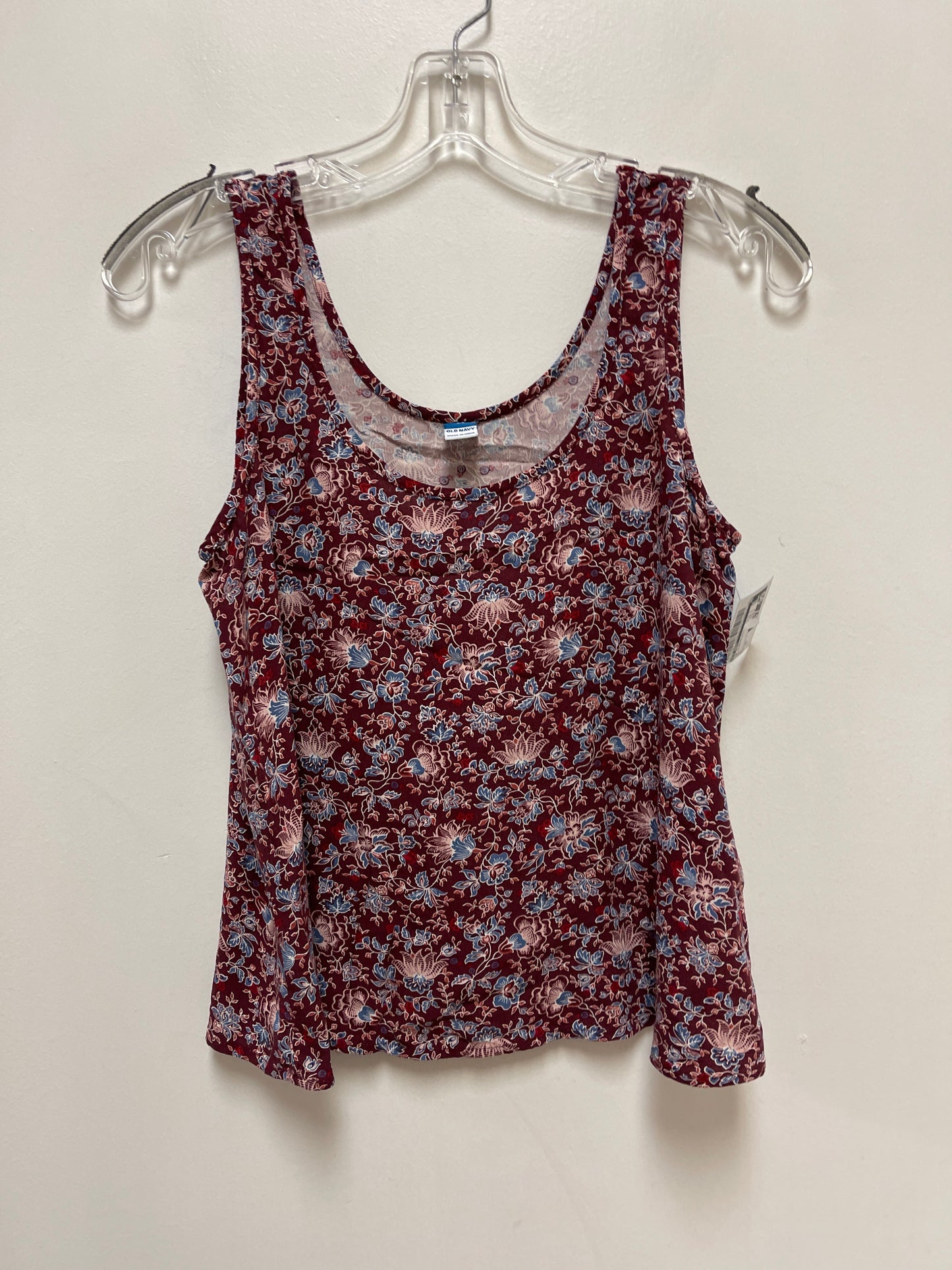 Top Sleeveless By Old Navy In Red, Size: Xs