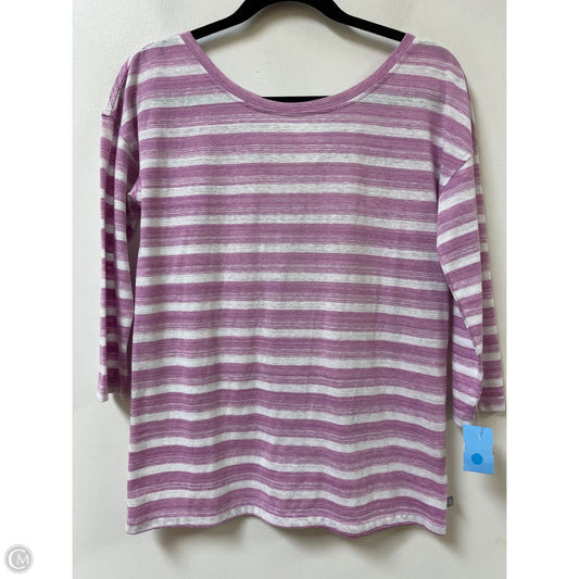 Top Long Sleeve By Talbots In Purple, Size: Xs