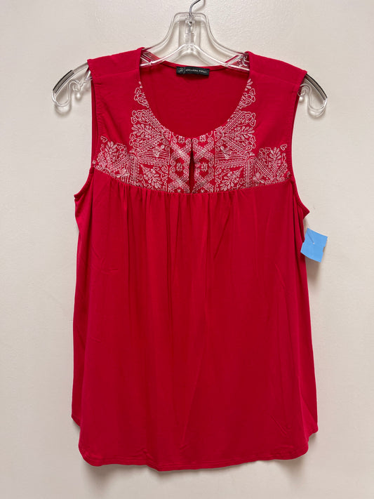 Top Sleeveless By Adrianna Papell In Pink, Size: S