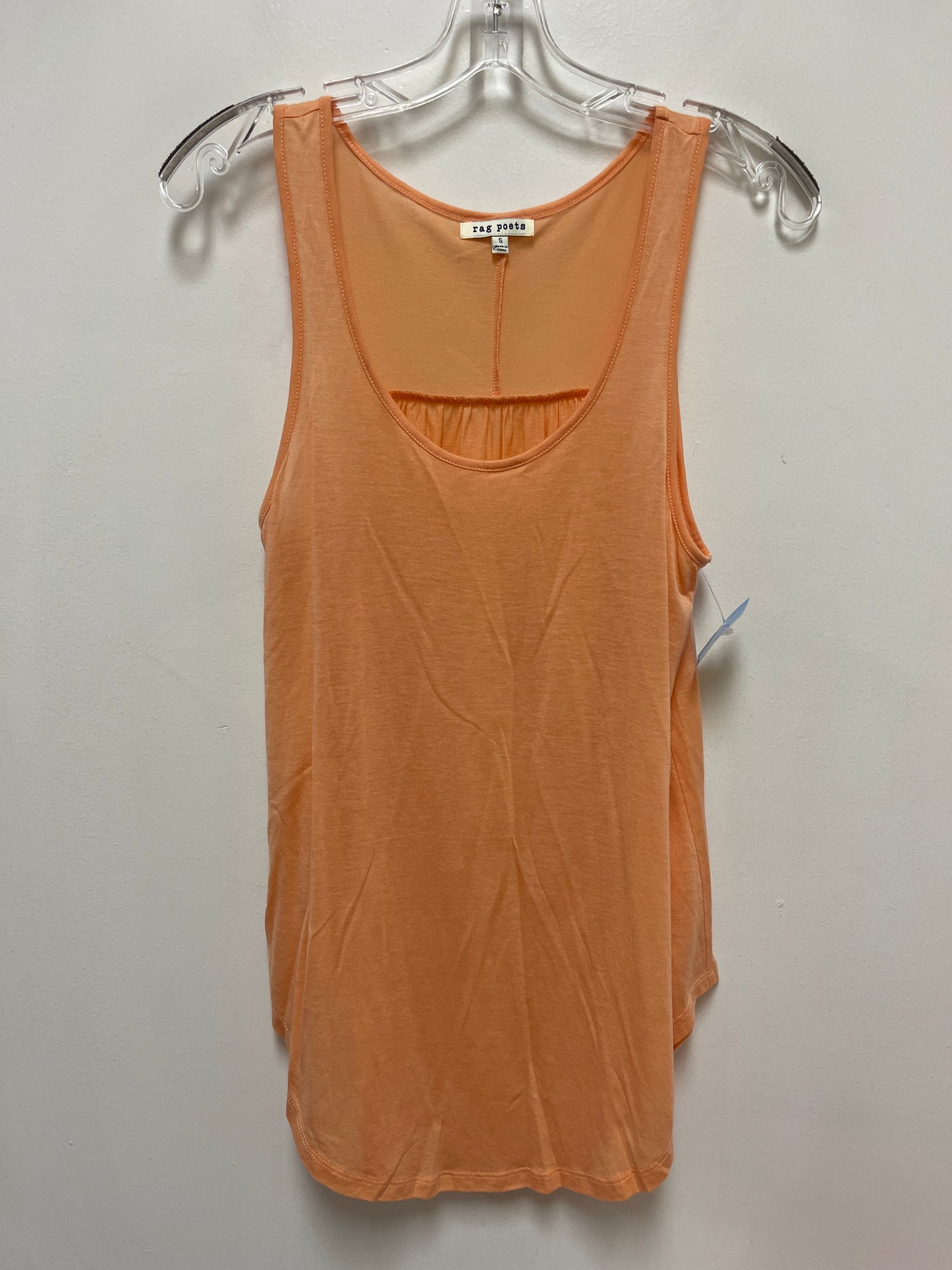 Top Sleeveless By Clothes Mentor In Orange, Size: S