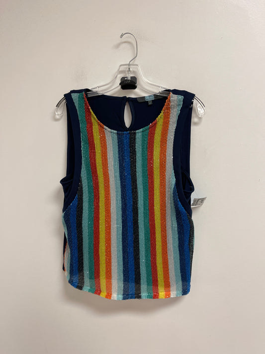 Top Sleeveless By Eva Franco In Multi-colored, Size: Sp