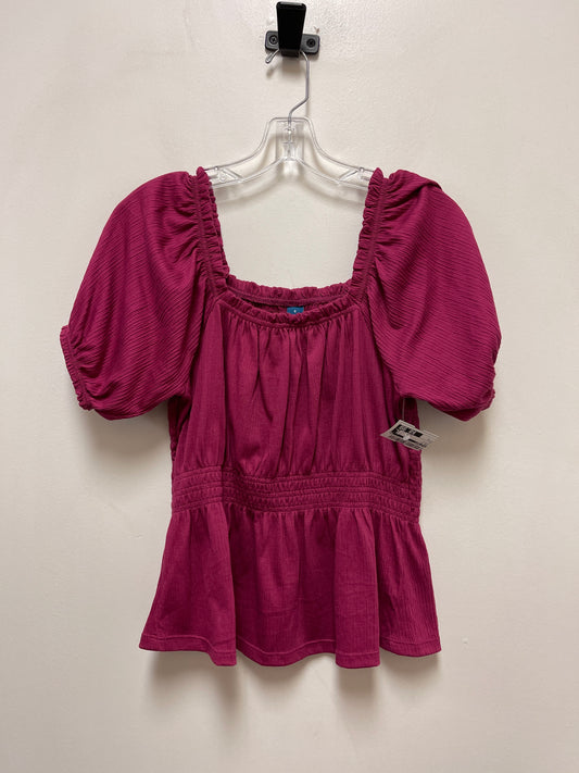 Top Short Sleeve By Old Navy In Purple, Size: S