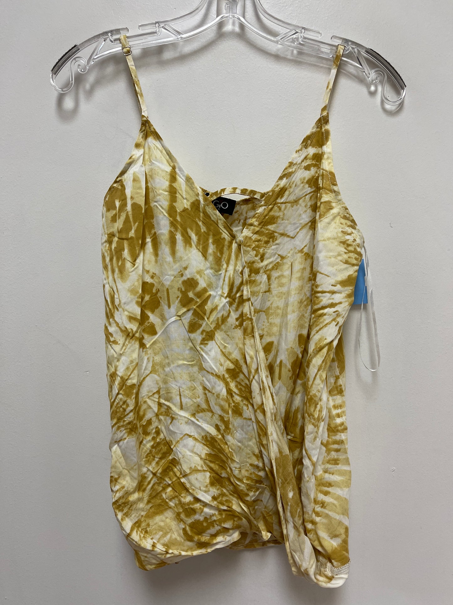 Top Sleeveless By Gigio In Yellow, Size: M