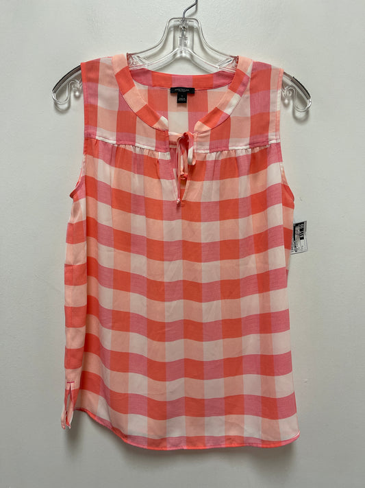 Top Sleeveless By Ann Taylor In Pink, Size: S