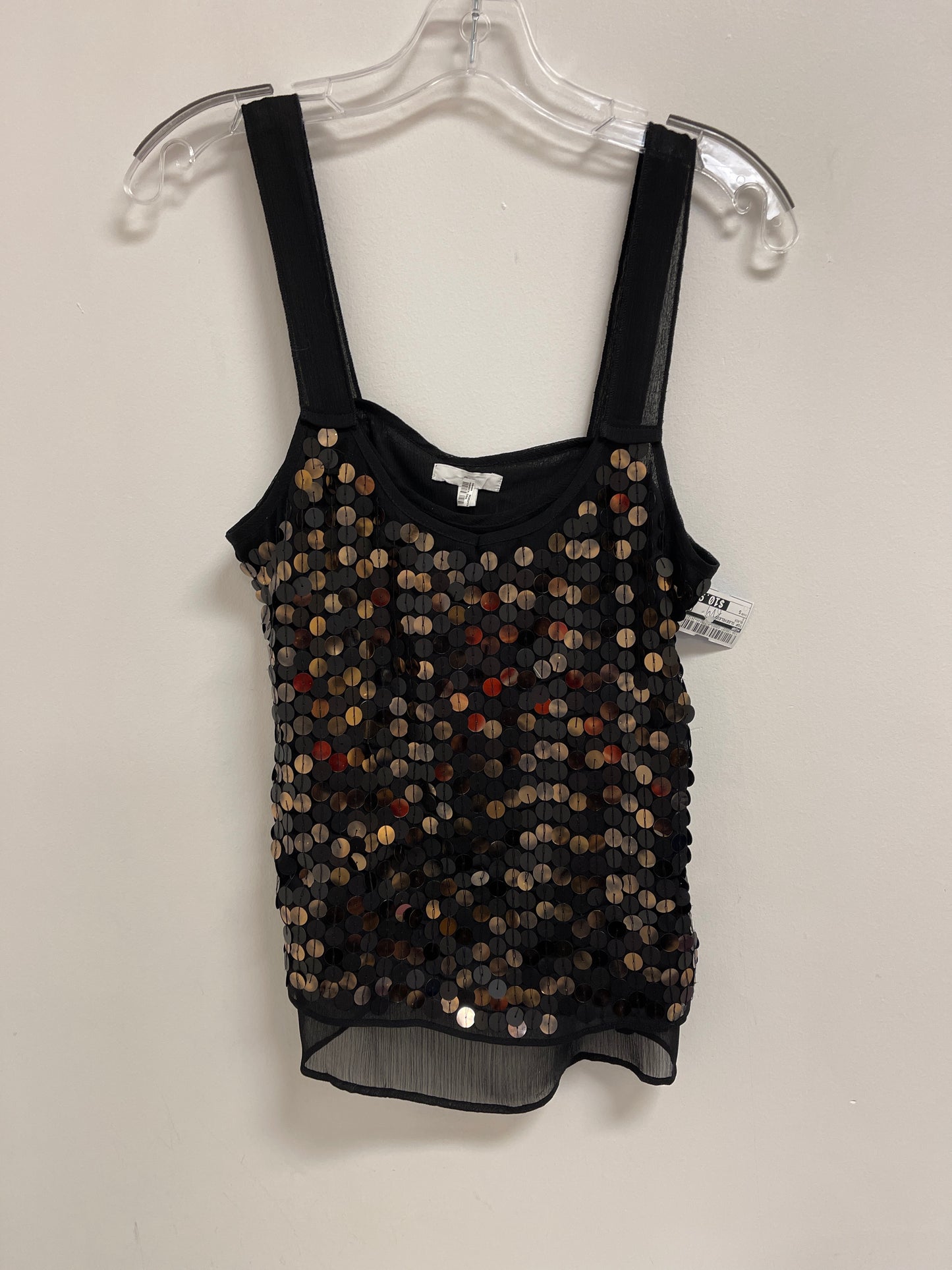 Top Sleeveless By Gap In Black, Size: S