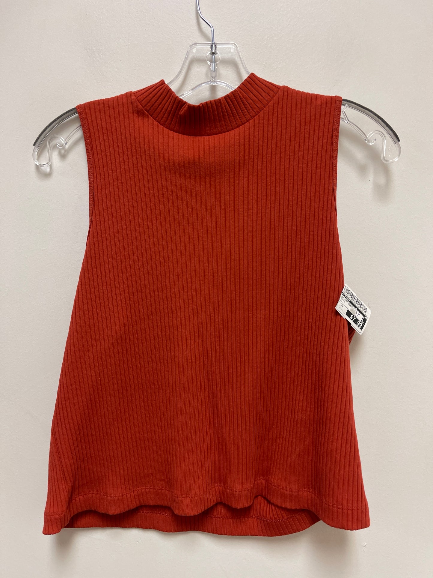 Top Sleeveless By Old Navy In Orange, Size: Xl