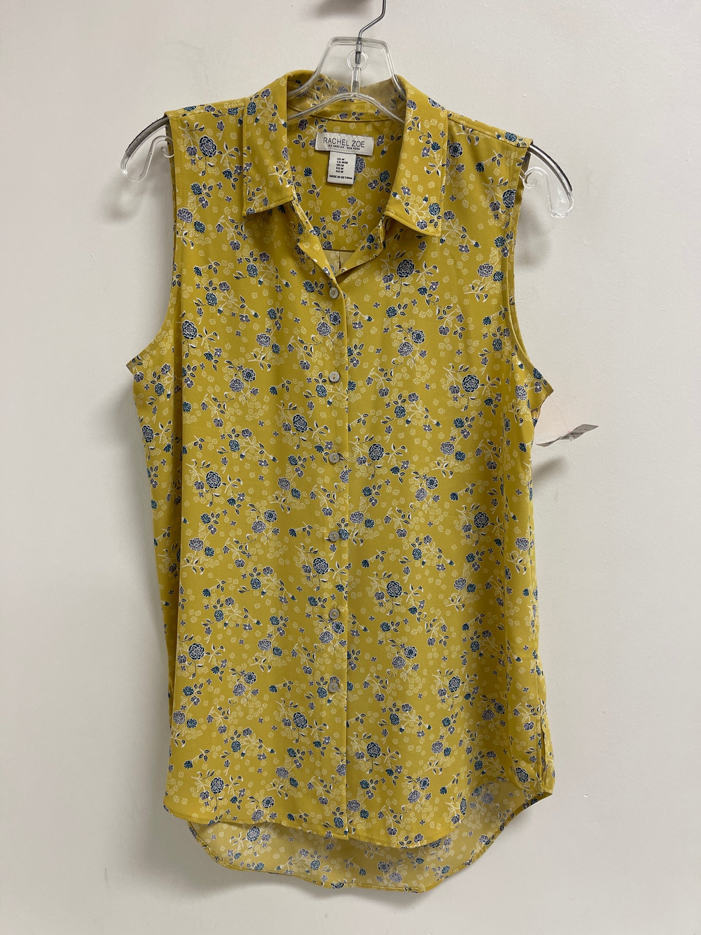 Top Sleeveless By Rachel Zoe In Yellow, Size: M