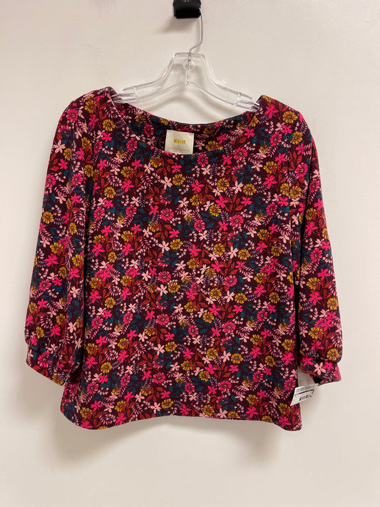 Top Long Sleeve By Maeve In Floral Print, Size: L