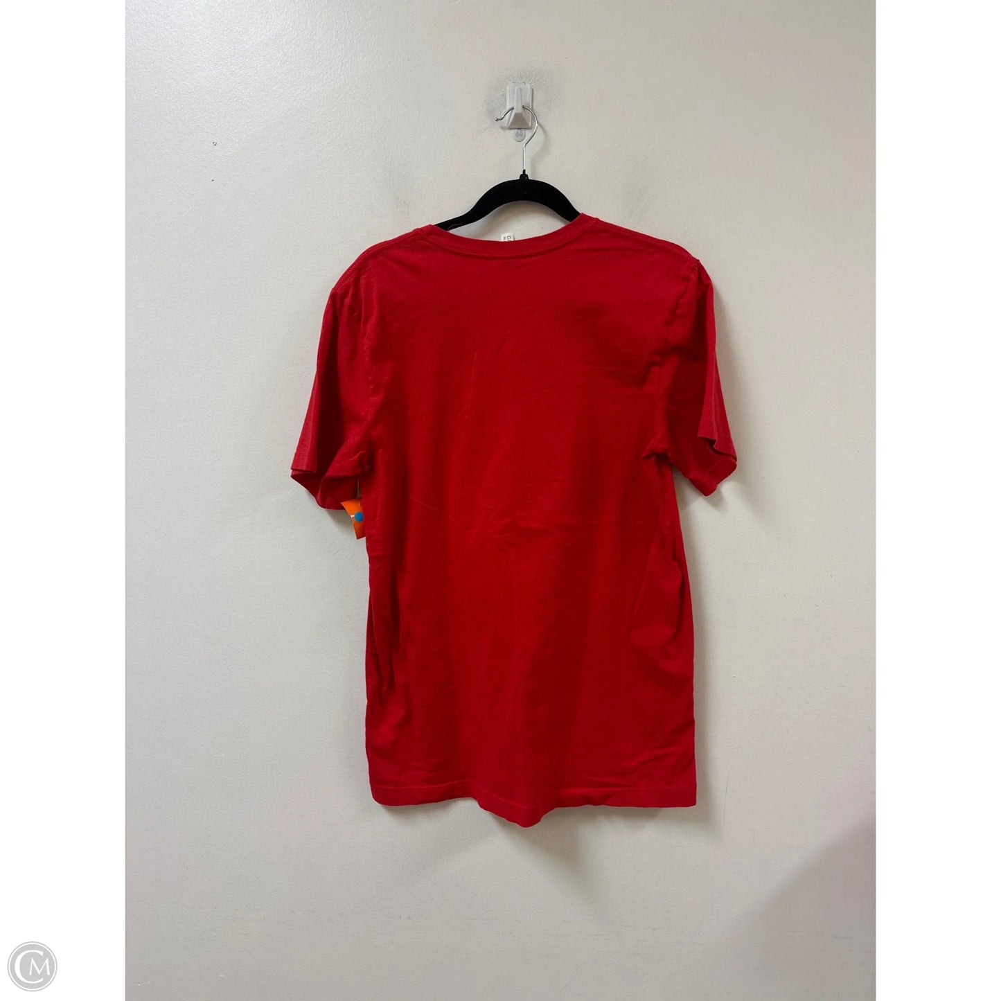 Top Short Sleeve By Bella + Canvas In Red, Size: L
