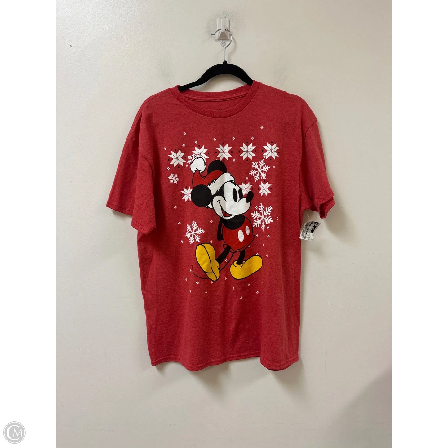 Top Short Sleeve By Disney Store In Red, Size: L