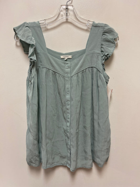 Top Sleeveless By Pleione In Blue, Size: Xs