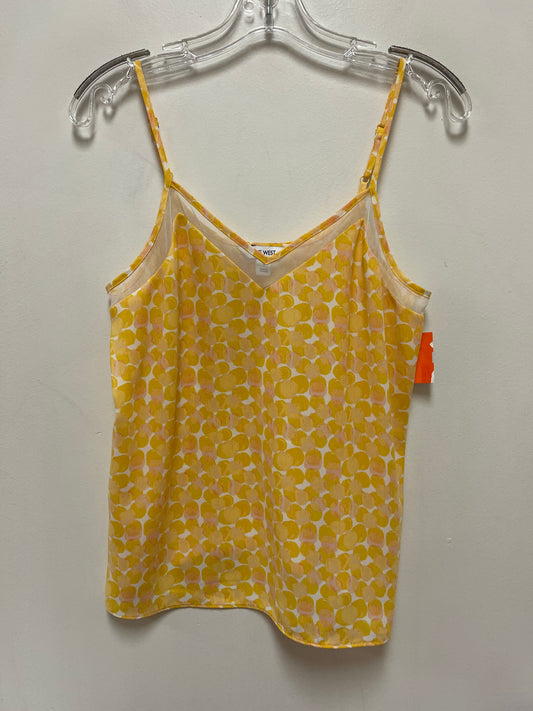 Top Sleeveless By Nine West In Yellow, Size: S