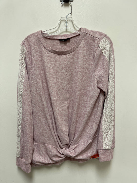 Top Long Sleeve By Clothes Mentor In Pink, Size: Xl