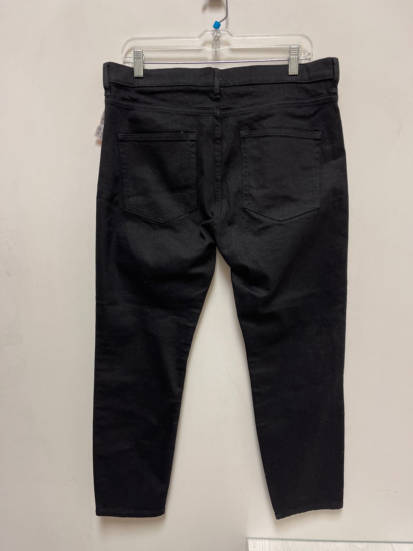 Jeans Straight By Everlane In Black Denim, Size: 14
