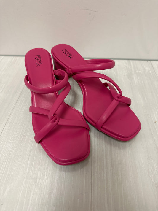 Sandals Heels Block By Nordstrom In Pink, Size: 9.5