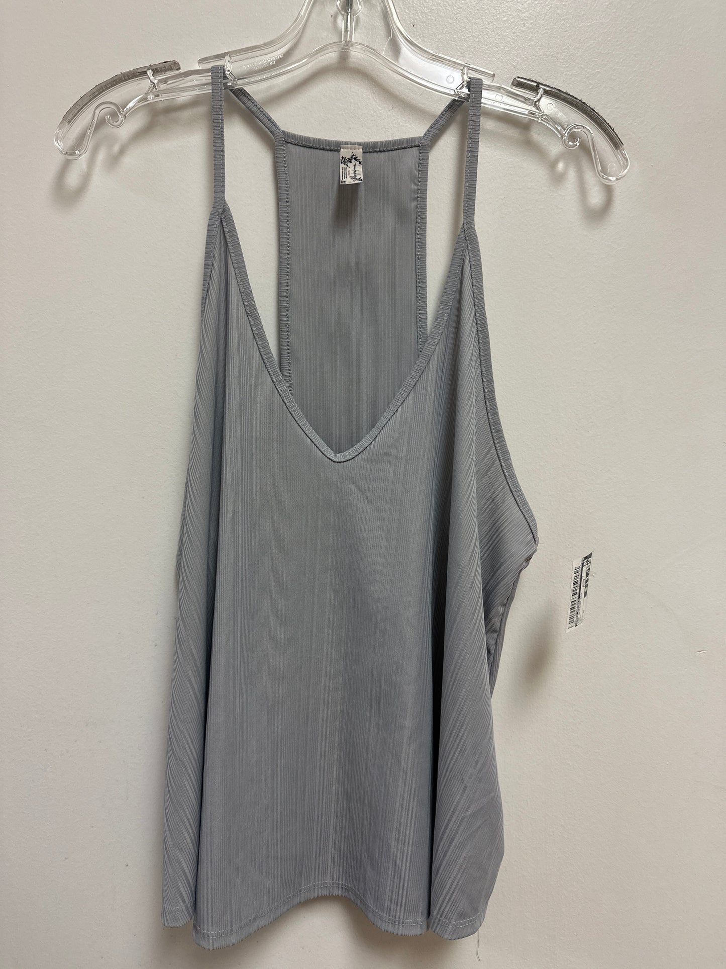 Top Sleeveless By Free People In Grey, Size: M