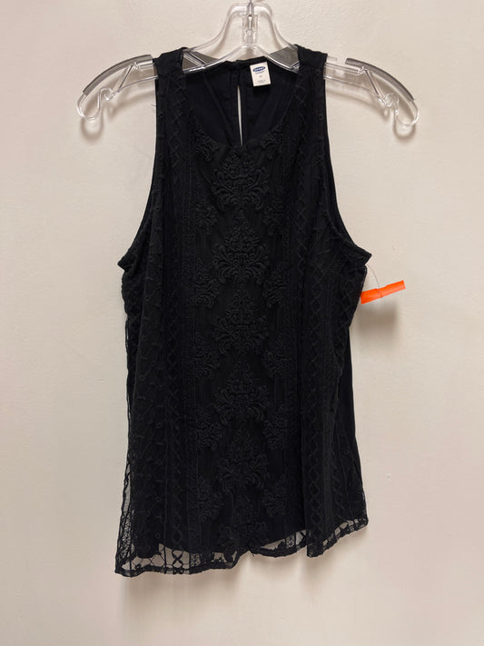 Top Sleeveless By Old Navy In Black, Size: M