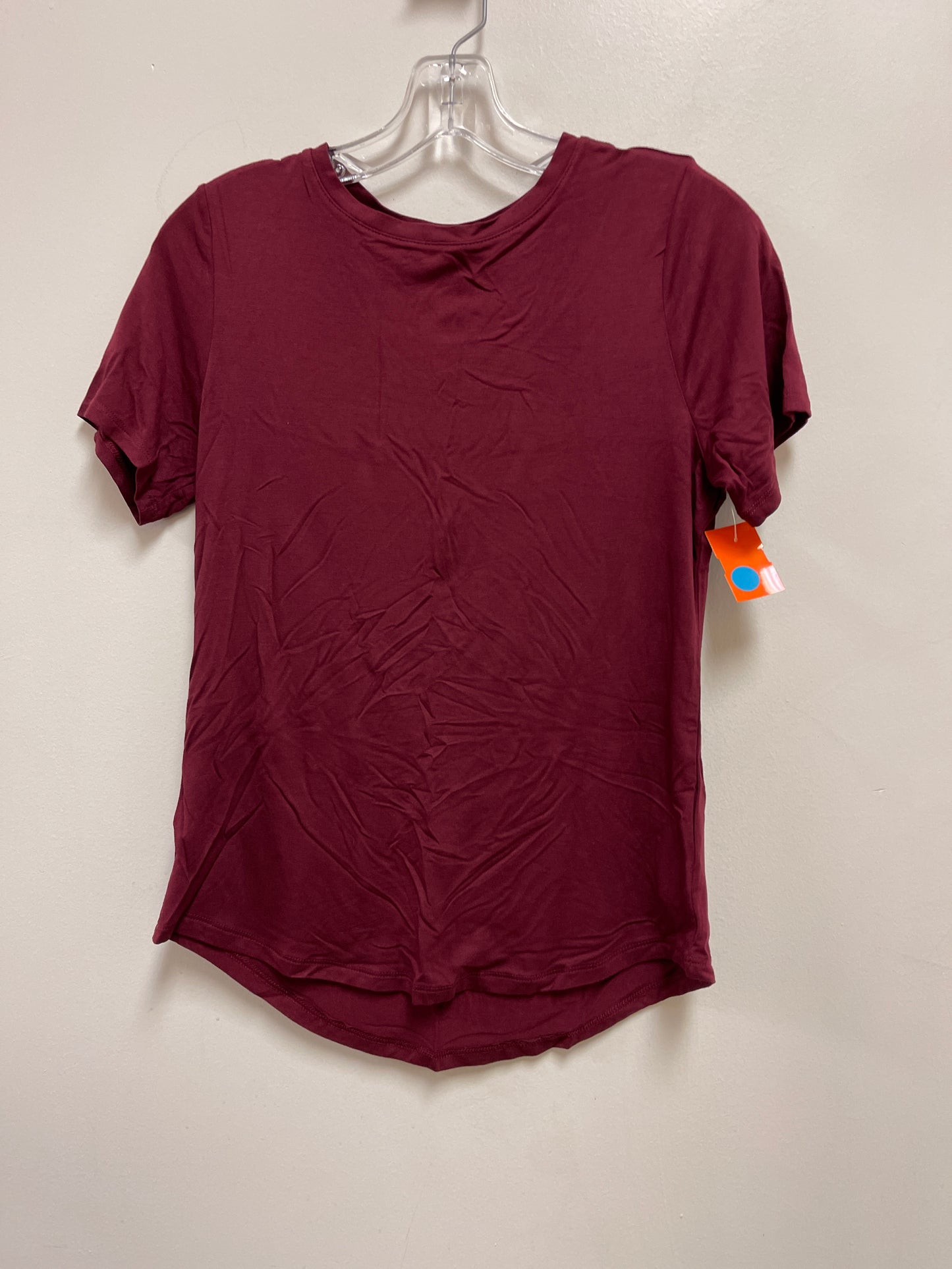 Top Short Sleeve By Old Navy In Red, Size: Xs