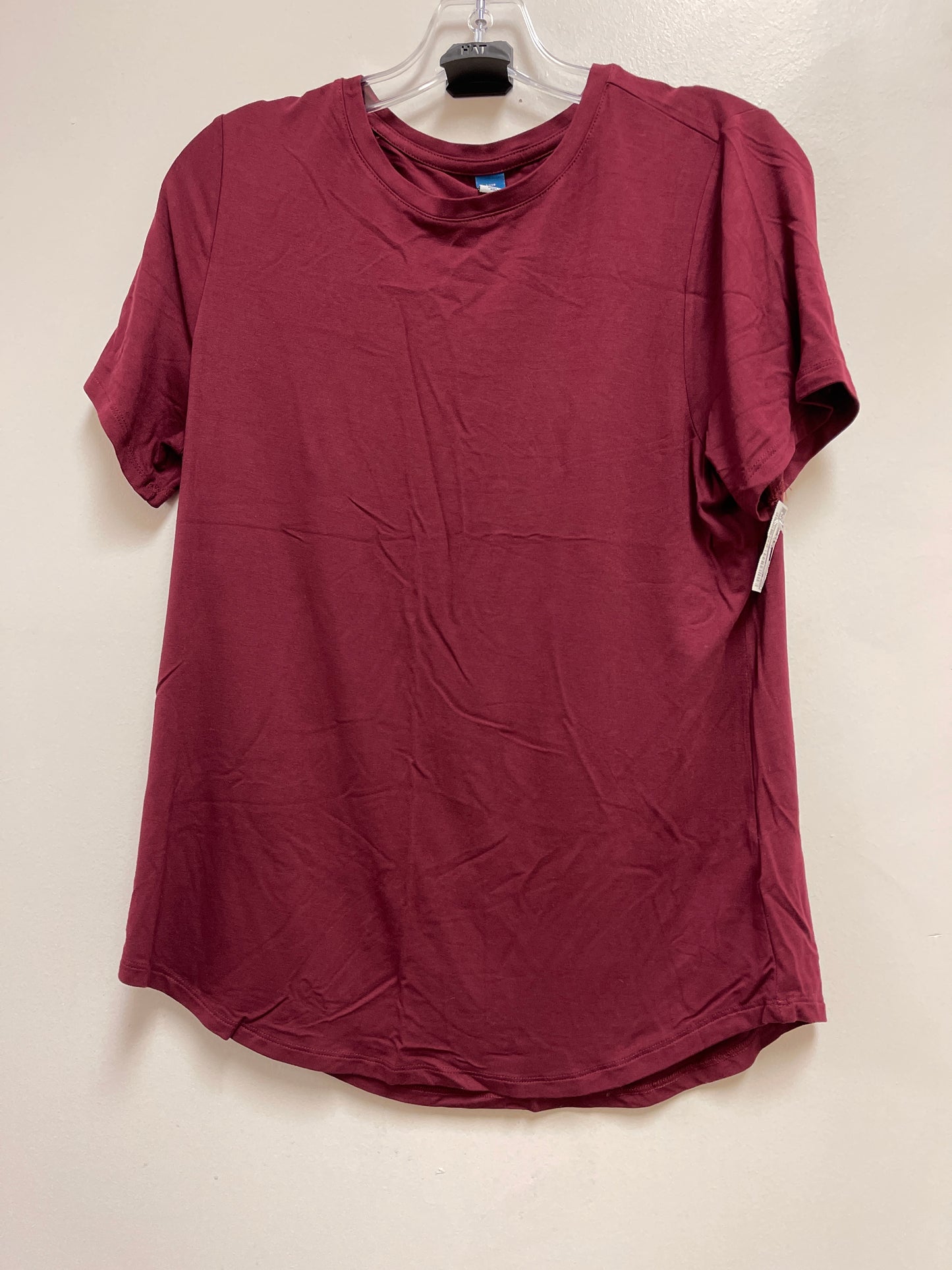 Top Short Sleeve By Old Navy In Red, Size: M