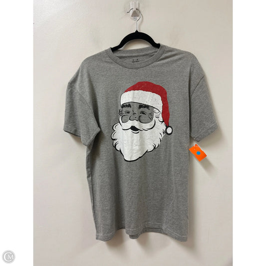 Top Short Sleeve By Clothes Mentor In Grey, Size: M