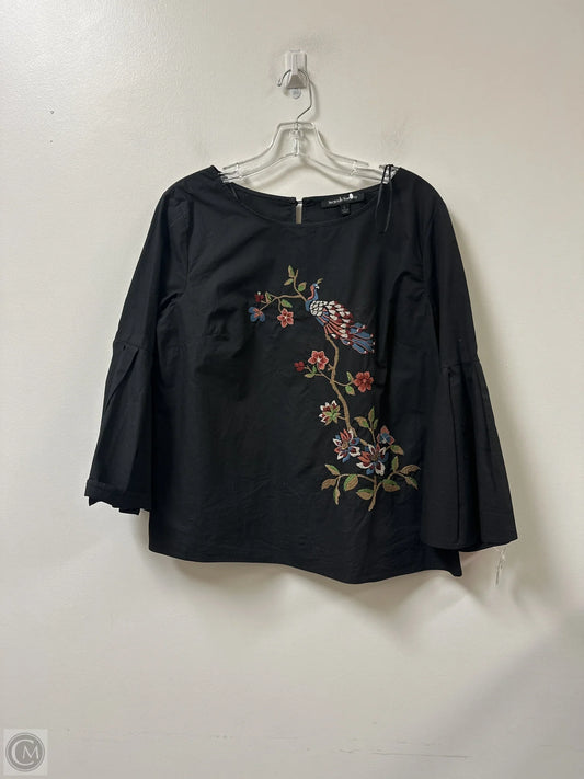 Top Long Sleeve By Jealous Tomato In Black, Size: L