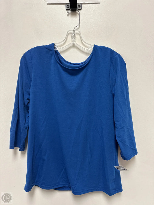 Top Long Sleeve By Clothes Mentor In Blue, Size: S