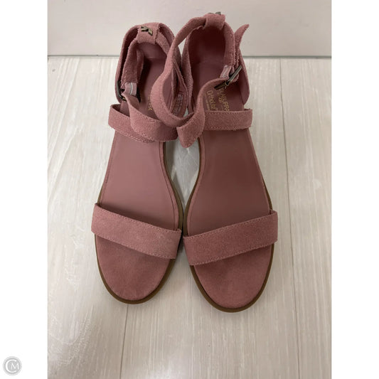 Sandals Heels Block By Koolaburra By Ugg In Pink, Size: 10