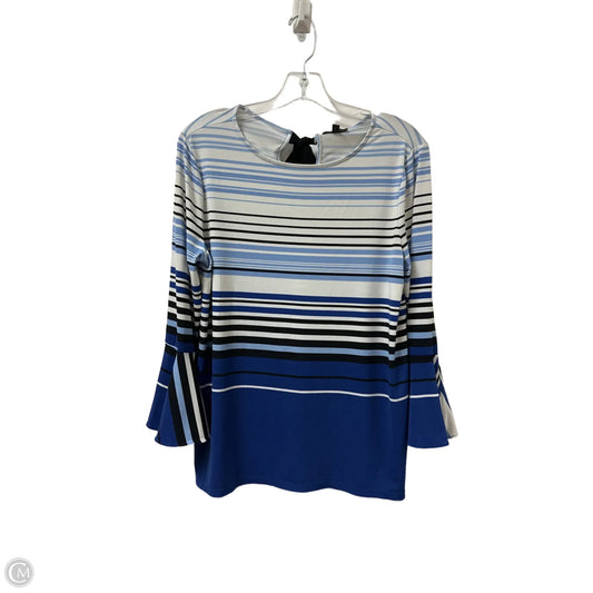 Top Long Sleeve By Limited In Black & Blue, Size: M