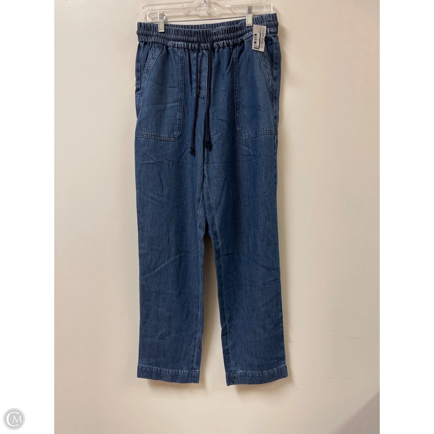 Pants Wide Leg By Talbots In Blue Denim, Size: 4