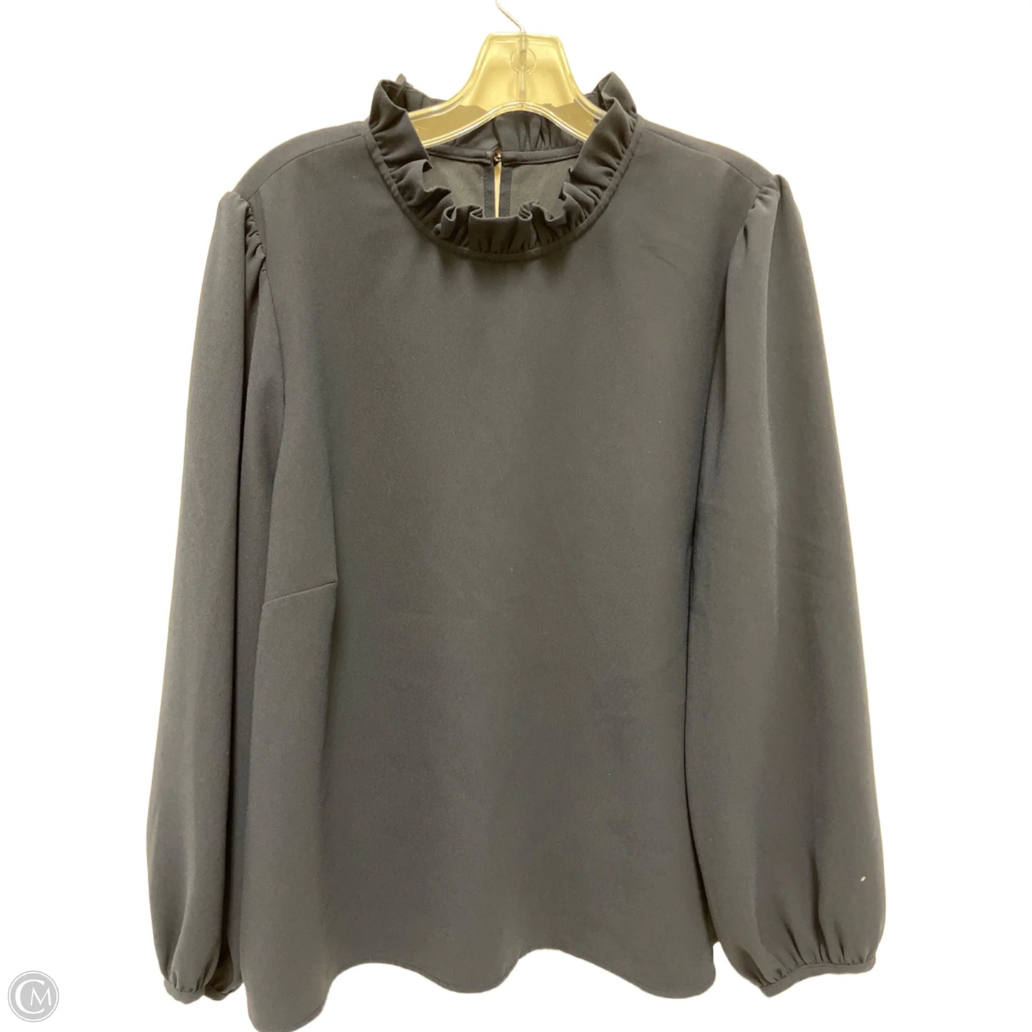Top Long Sleeve By Clothes Mentor In Navy, Size: L