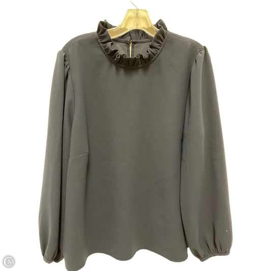 Top Long Sleeve By Clothes Mentor In Navy, Size: L