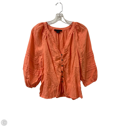 Top Long Sleeve By Sanctuary In Orange, Size: S