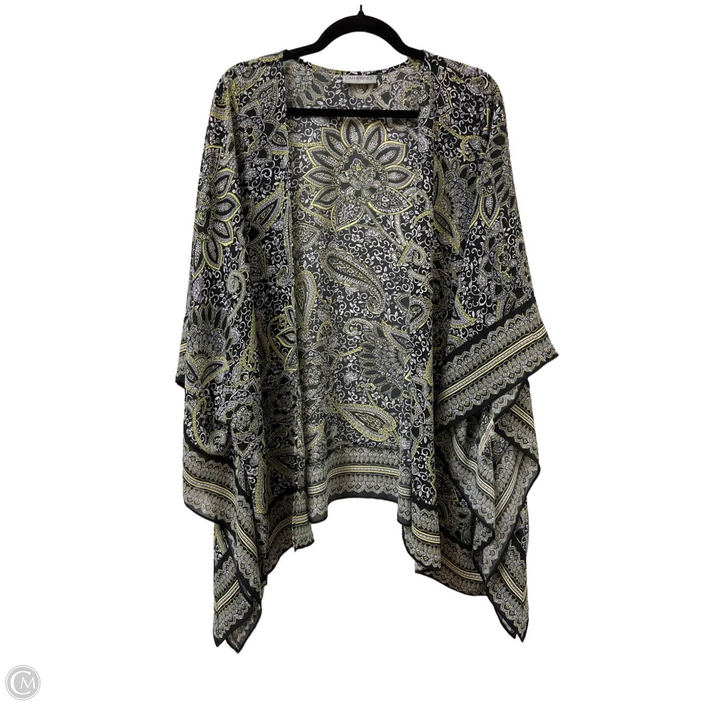 Kimono By Catherines In Black & Yellow, Size: Osfm
