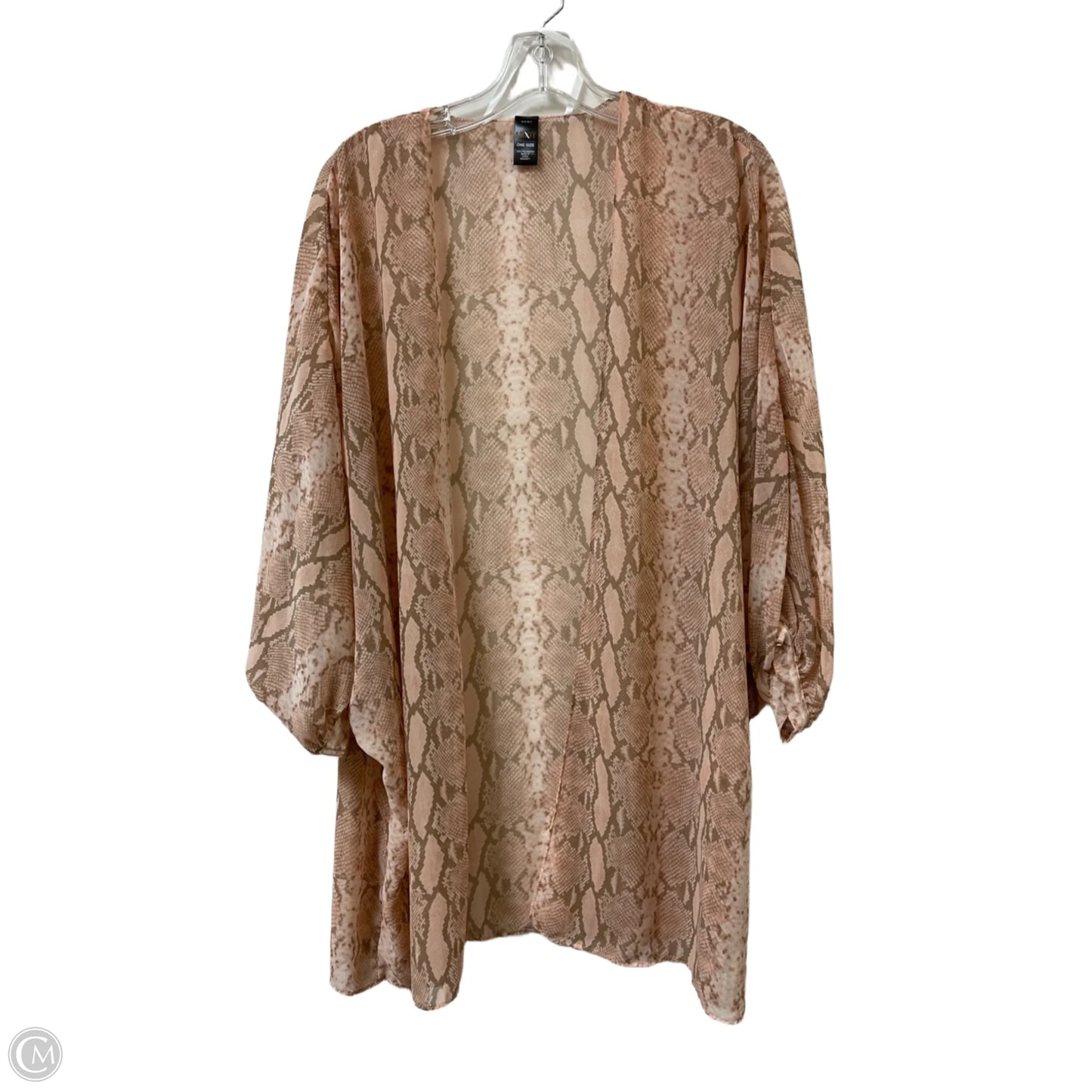Kimono By Mix It In Snakeskin Print, Size: Osfm