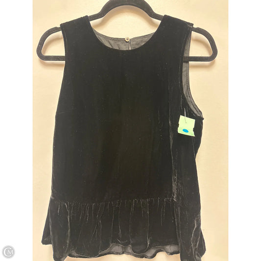 Top Sleeveless By J. Crew In Black, Size: S