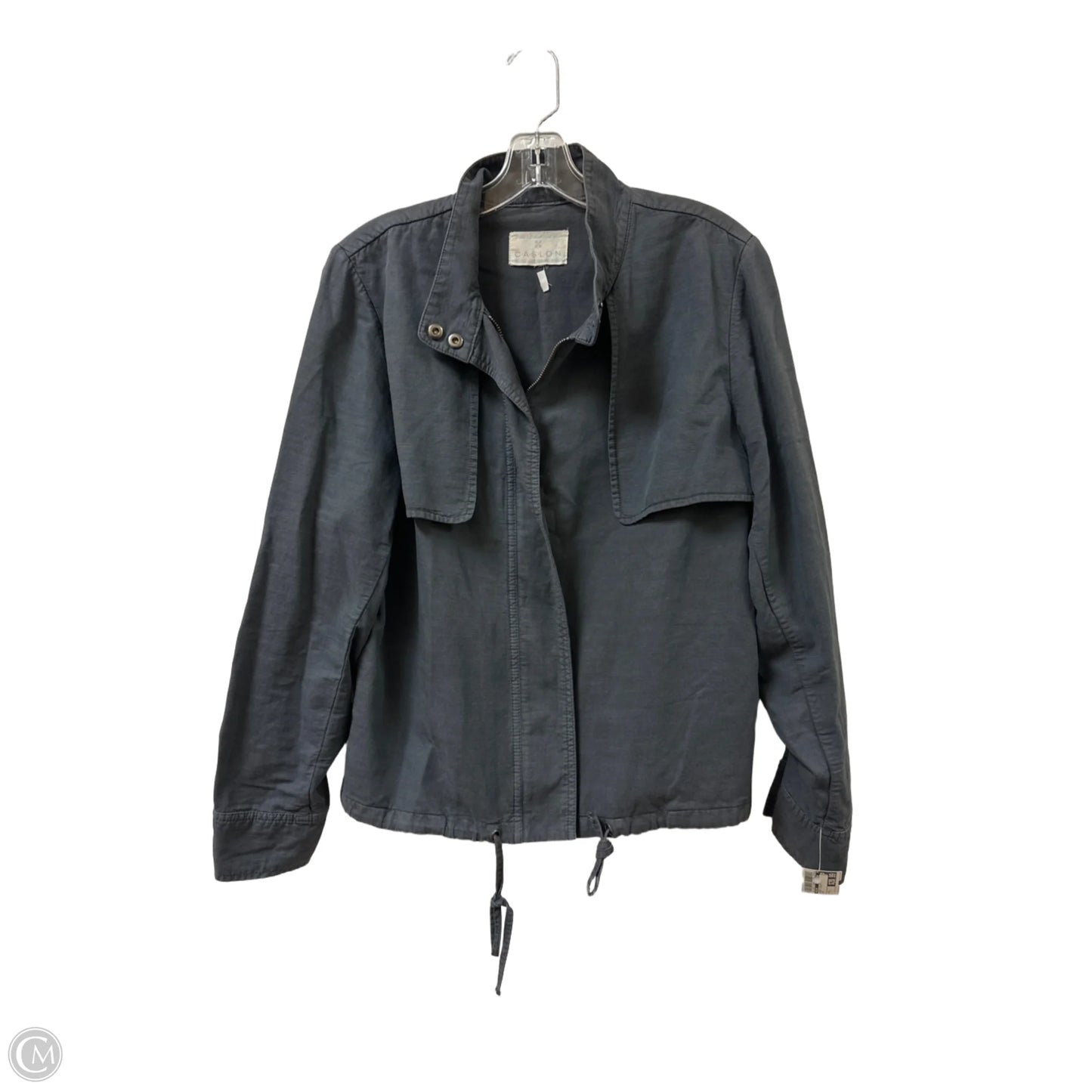 Jacket Utility By Caslon In Grey, Size: S