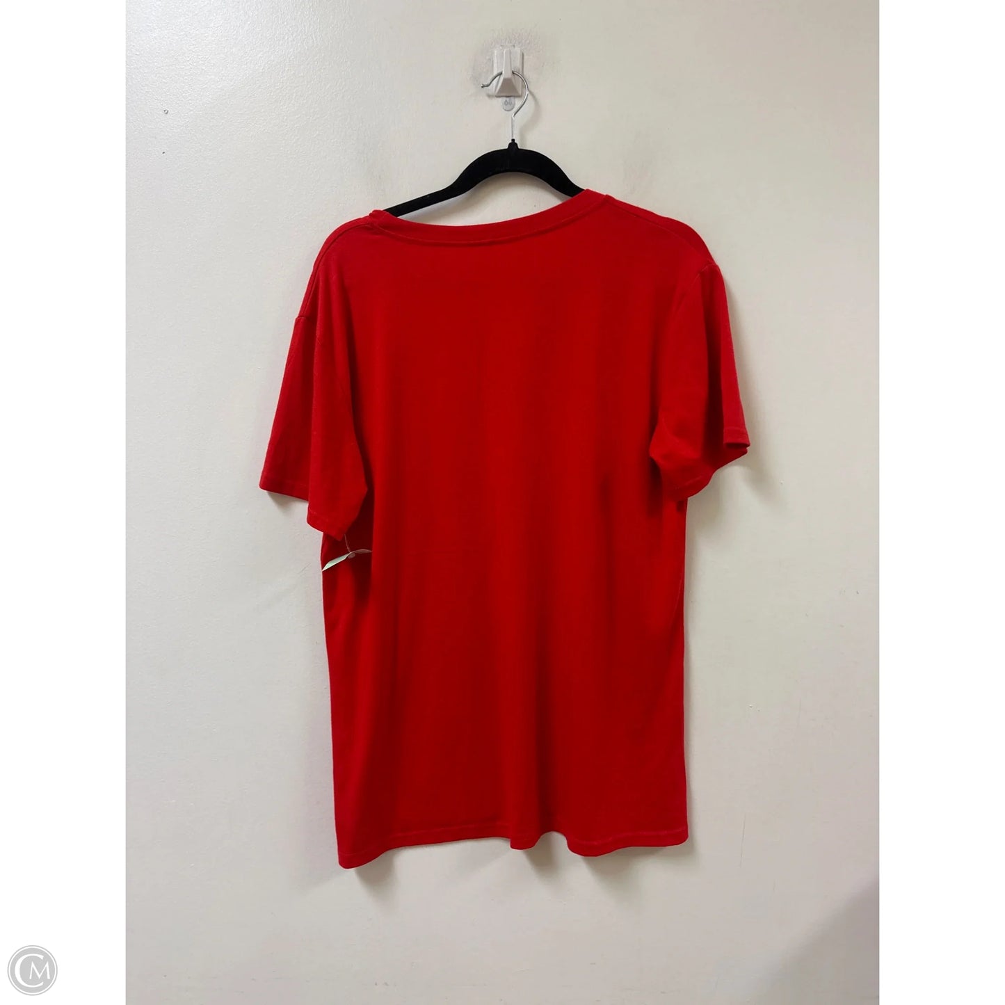 Top Short Sleeve By Clothes Mentor In Red, Size: L