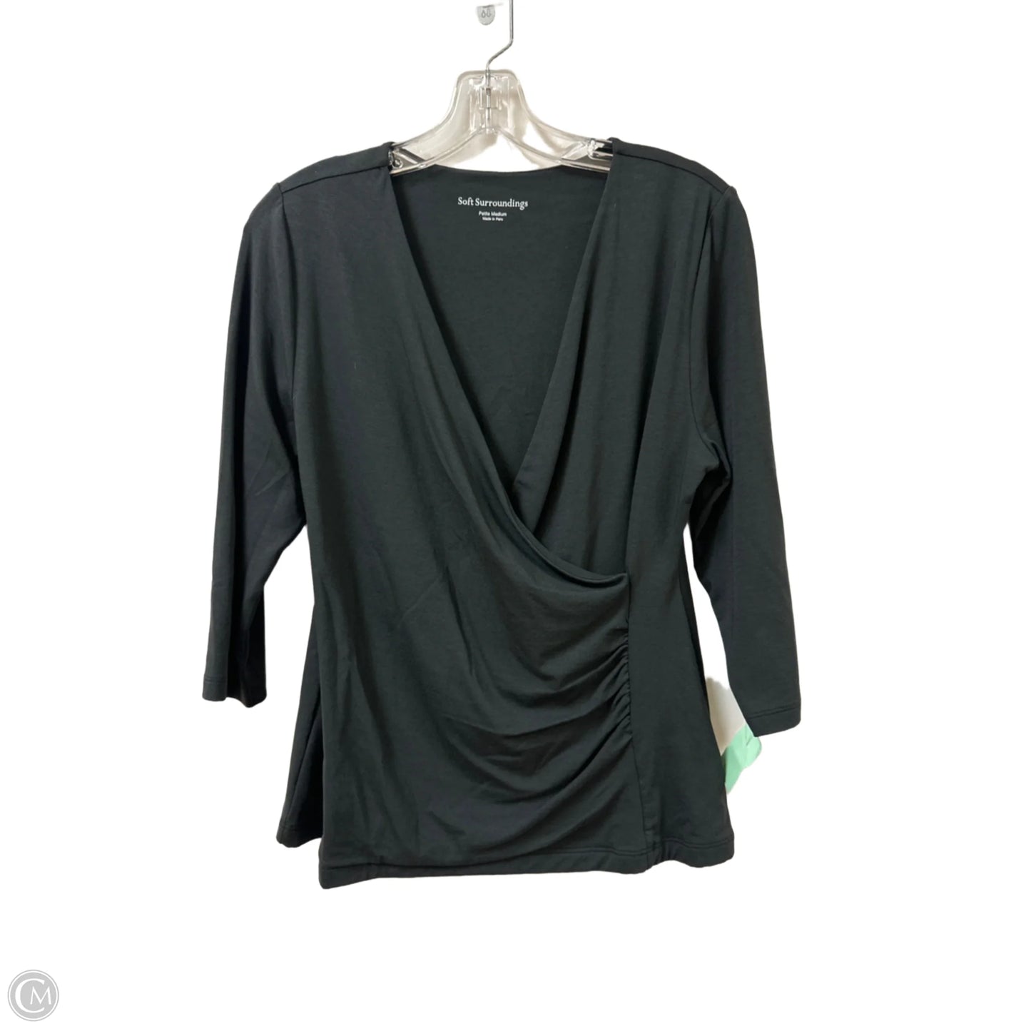 Top Long Sleeve By Soft Surroundings In Grey, Size: Mp