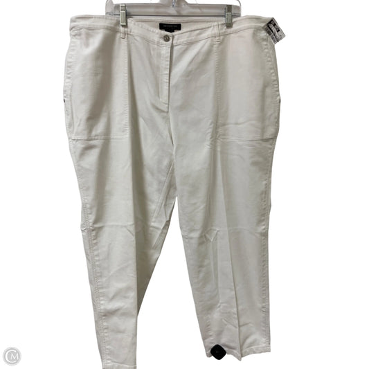 Pants Designer By Lafayette 148 In White, Size: 24