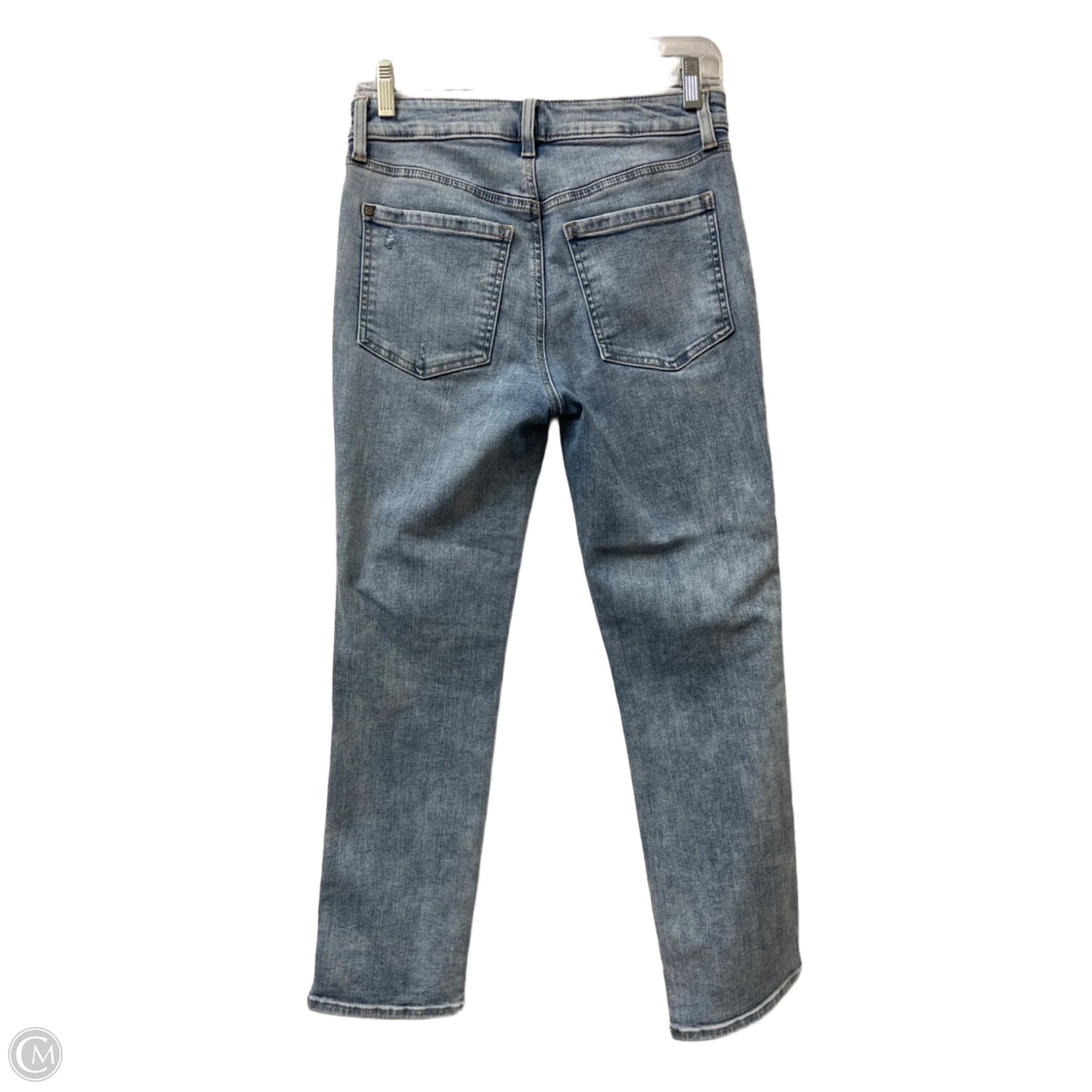 Jeans Straight By Chicos In Blue Denim, Size: 2