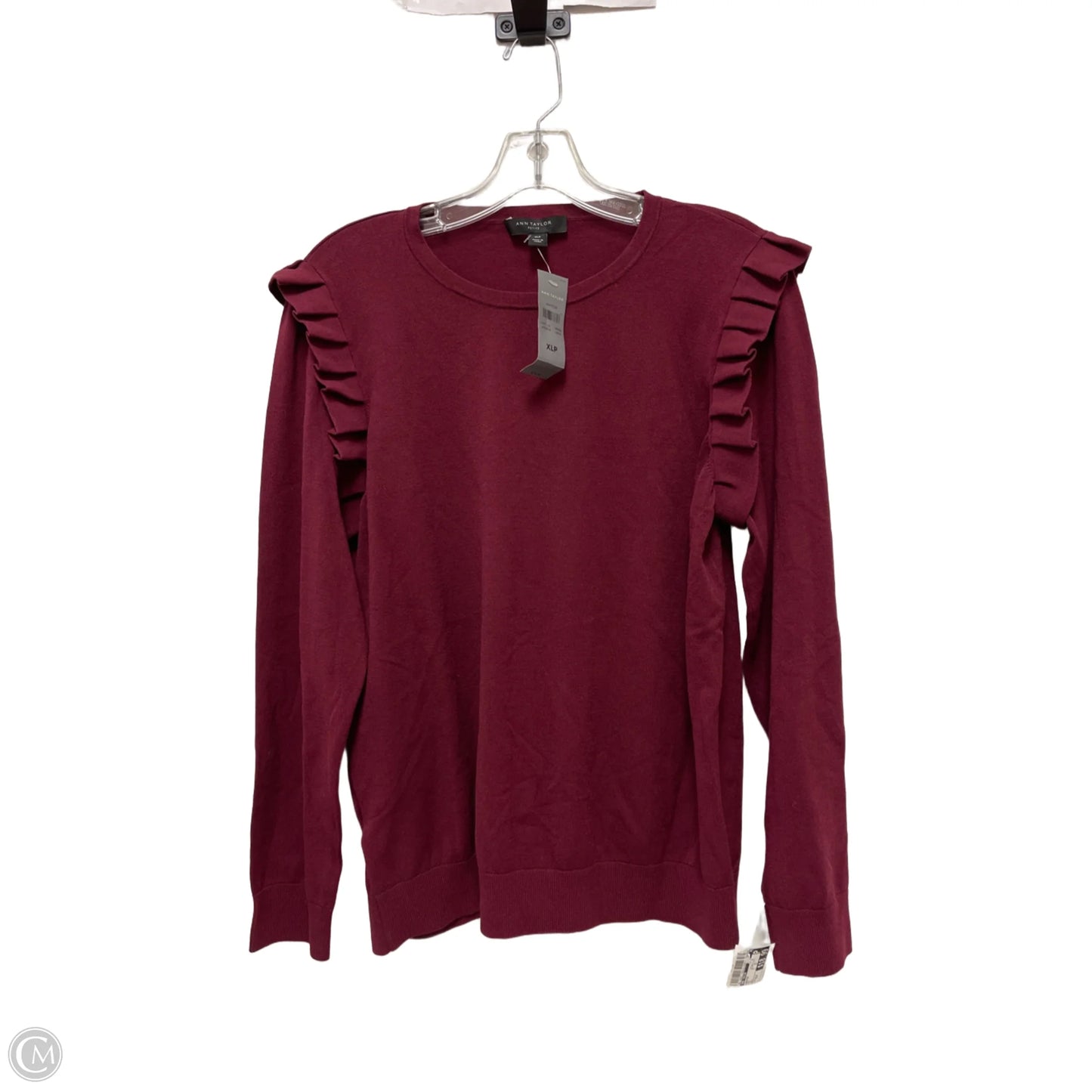 Sweater By Ann Taylor In Red, Size: Xlp