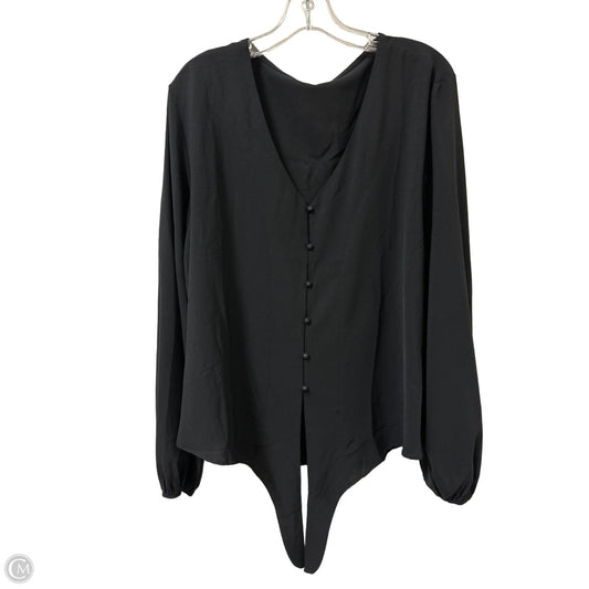 Top Long Sleeve By Clothes Mentor In Black, Size: 2x