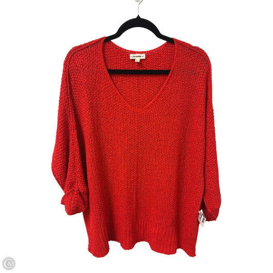 Sweater By Ee Some In Red, Size: M