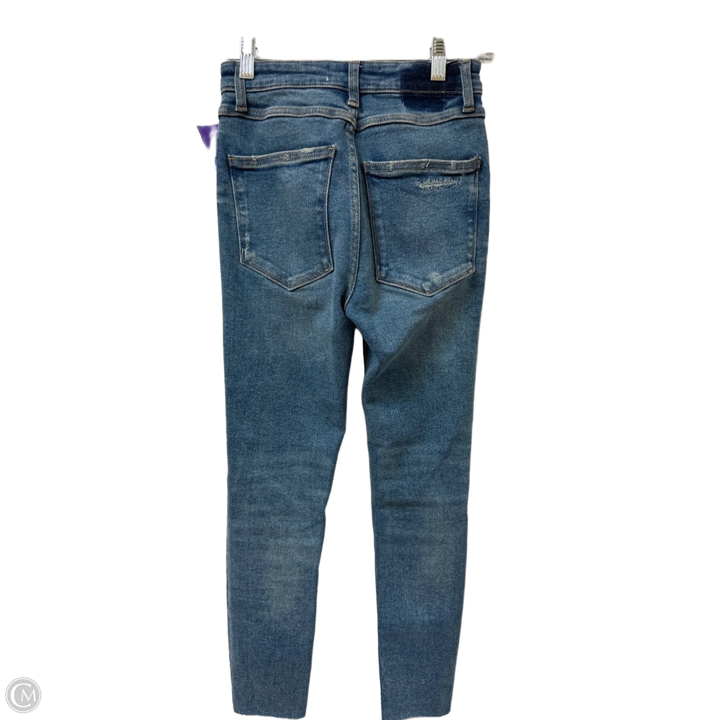Jeans Skinny By Zara In Blue Denim, Size: 2
