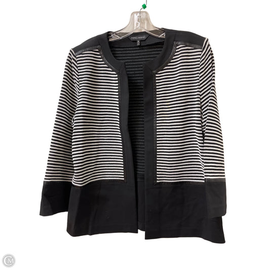 Blazer By Ming Wang In Black & White, Size: M